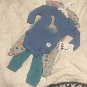 Dinosaur 4 Piece Baby Set Size 3/6
